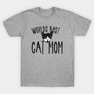 Worlds best cat mom T-Shirt